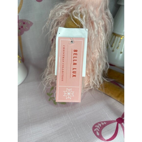 Plush Pink Reindeer Shelf Sitter - Picture 6 of 7